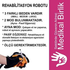 Syrebo Çocuk İçin El Rehabilitasyon Robotu C10 Sol Eldiven